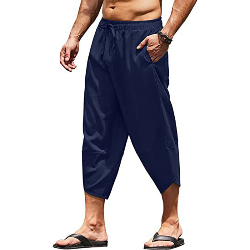 Men's Casual Harem Capri Pants