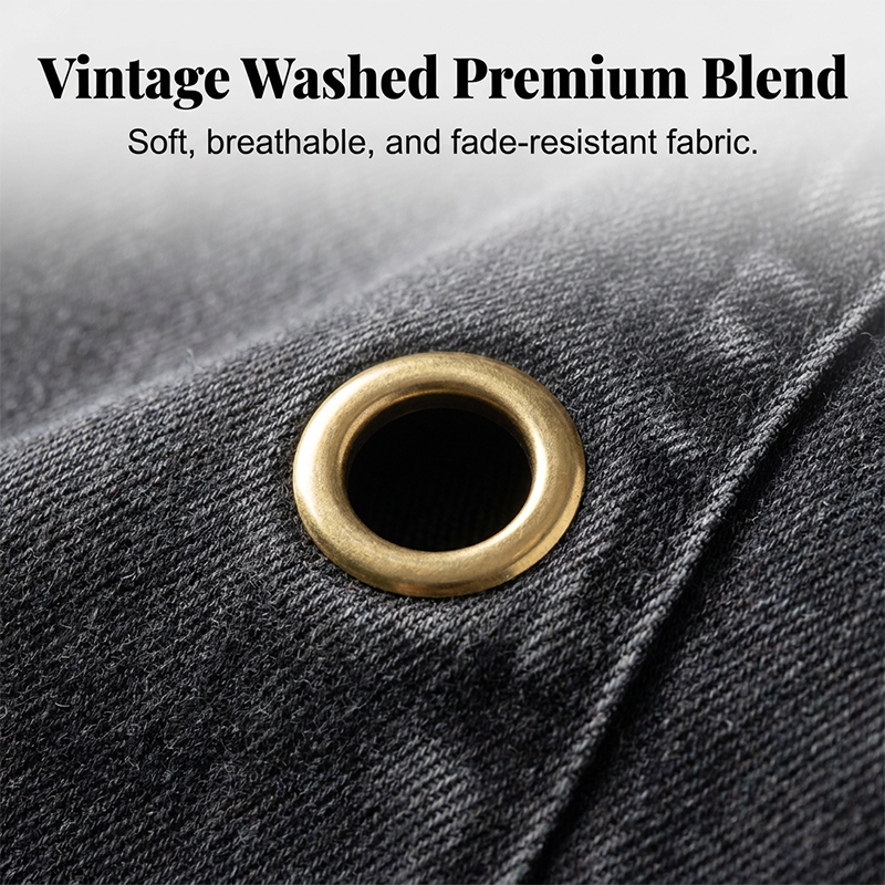 Women's Wide-Leg Jeans with Grommet Detail