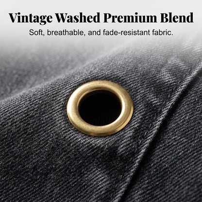 Women's Wide-Leg Jeans with Grommet Detail