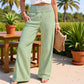 🎁 Hot Sale 49% OFF❤️Women's Smocked Waist Striped Gingham Pants