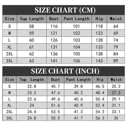 Women's Print Top & Pants 2-Piece Set