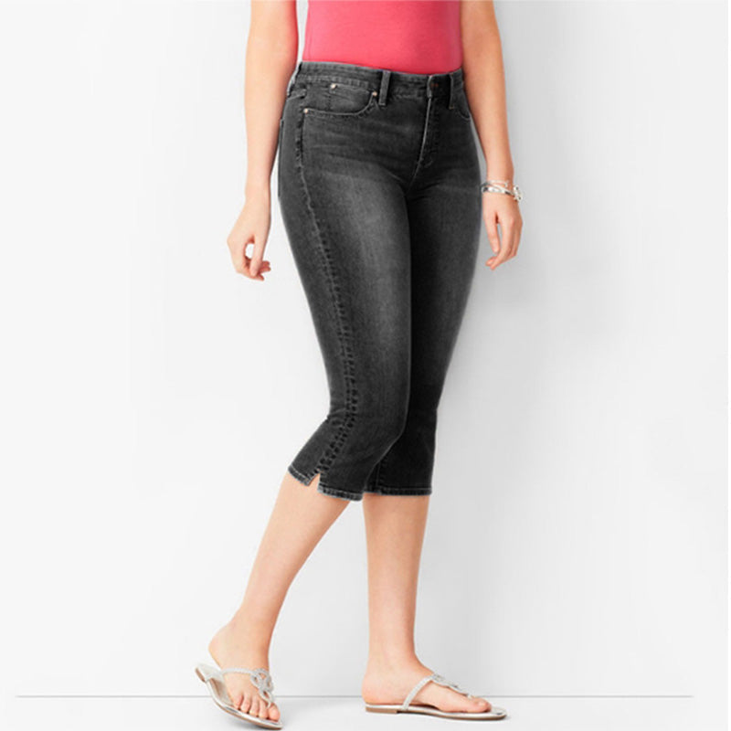 Women's Stretch Denim Capri Jeans
