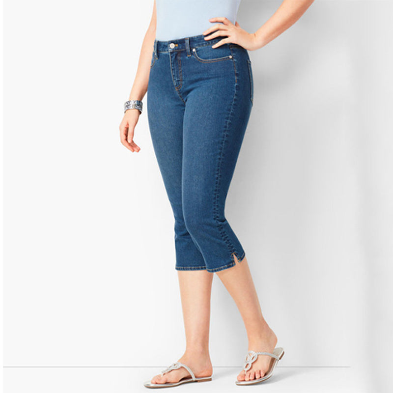 Women's Stretch Denim Capri Jeans