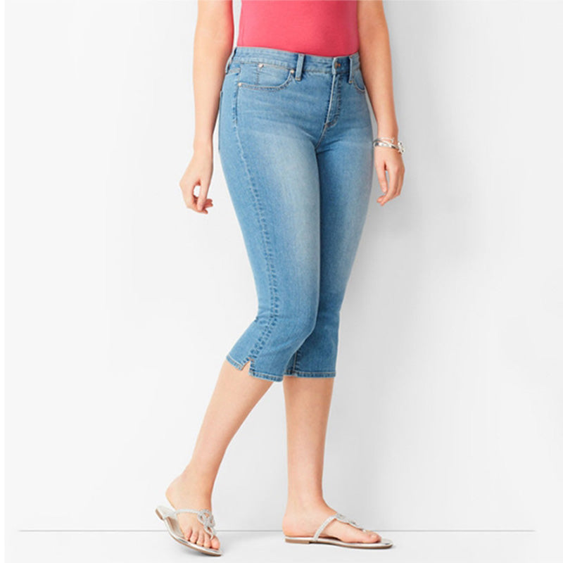 Women's Stretch Denim Capri Jeans