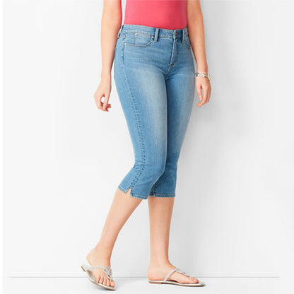 Women's Stretch Denim Capri Jeans