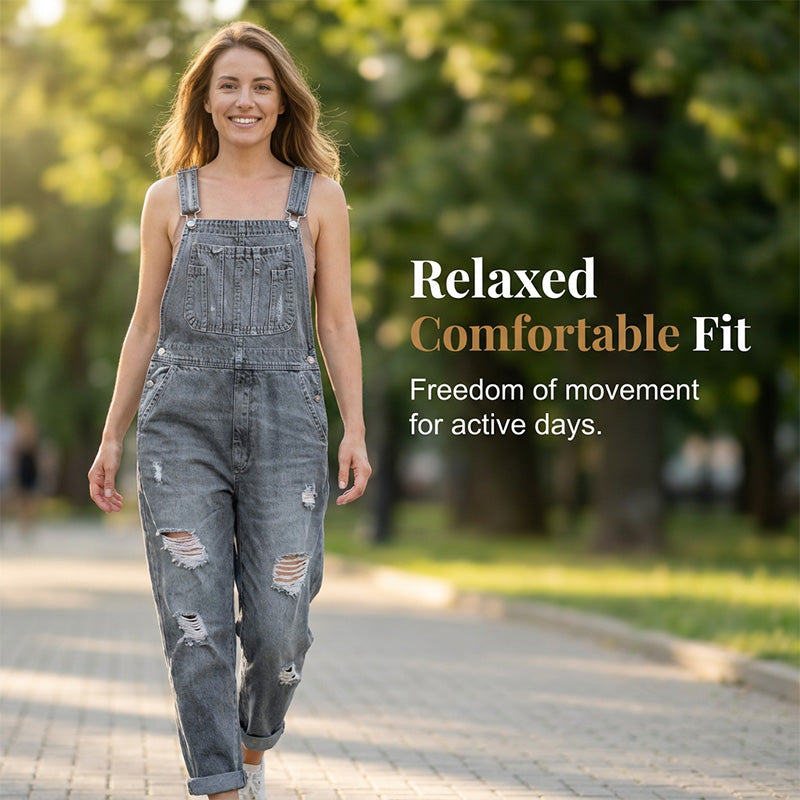 Women's Casual Distressed Denim Jumpsuit【BUY 2 GET FREE SHIPPING】