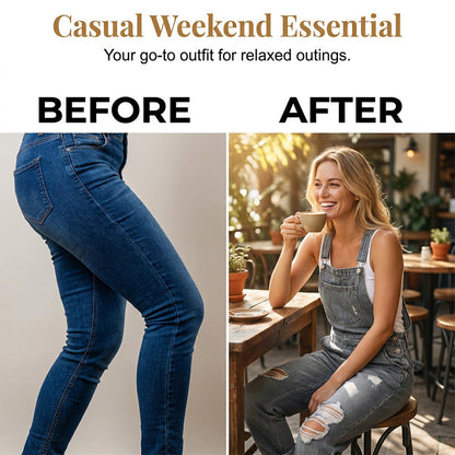 Women's Casual Distressed Denim Jumpsuit【BUY 2 GET FREE SHIPPING】