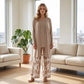 Women's Floral Print Long Sleeve & Pants Set