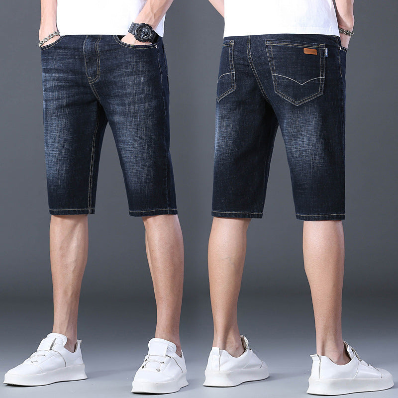 Men's Breathable Stretch Denim Shorts