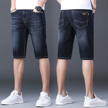 Men's Breathable Stretch Denim Shorts