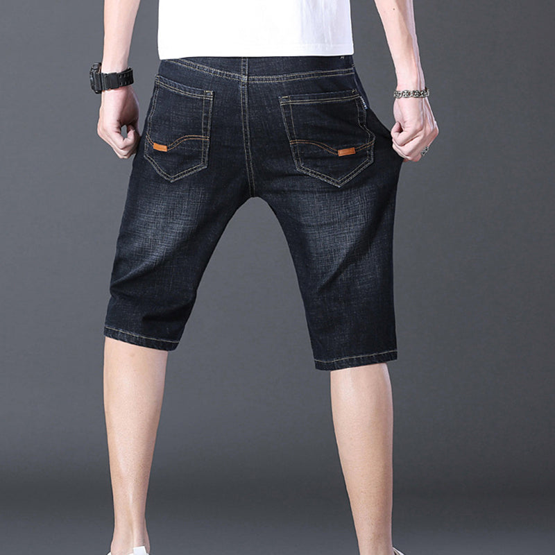 Men's Breathable Stretch Denim Shorts