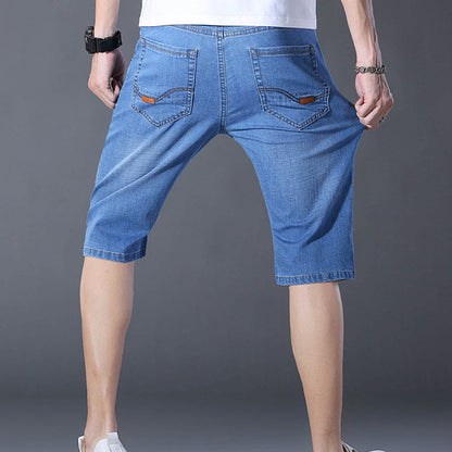Men's Breathable Stretch Denim Shorts