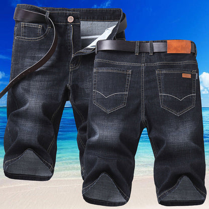 Men's Breathable Stretch Denim Shorts
