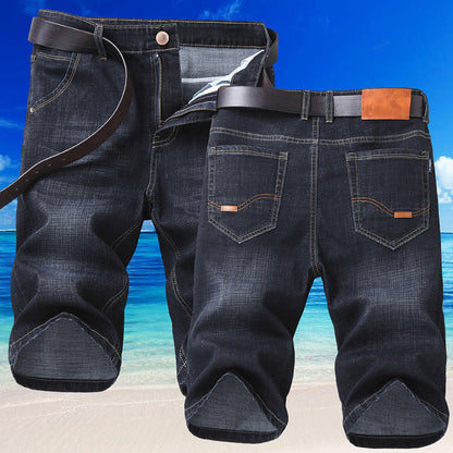 Men's Breathable Stretch Denim Shorts