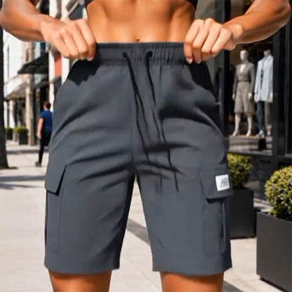 👖40% OFF！✨Women's Elastic Waist Drawstring Cargo Shorts