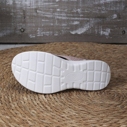 Women's Breathable Knit Platform Sandals