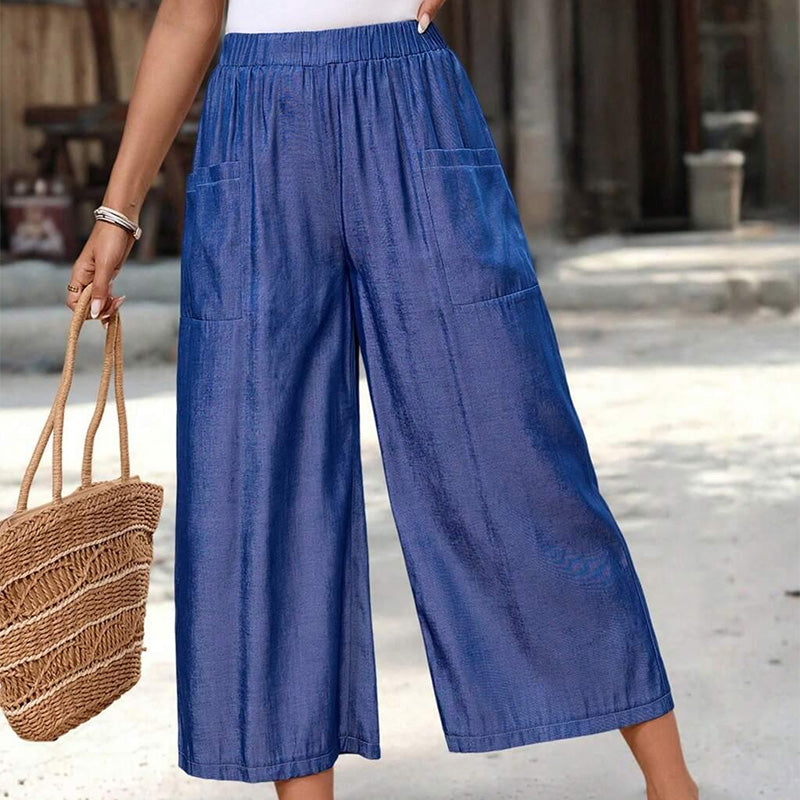 🔥New arrivals at 50% off-Women's Summer Wide-Leg Capri Pants