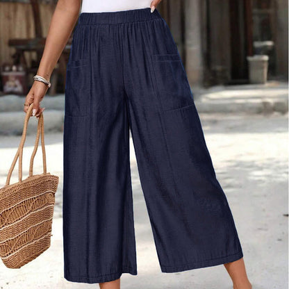 🔥New arrivals at 50% off-Women's Summer Wide-Leg Capri Pants
