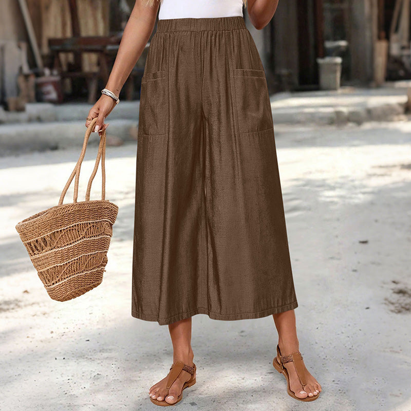 🔥New arrivals at 50% off-Women's Summer Wide-Leg Capri Pants