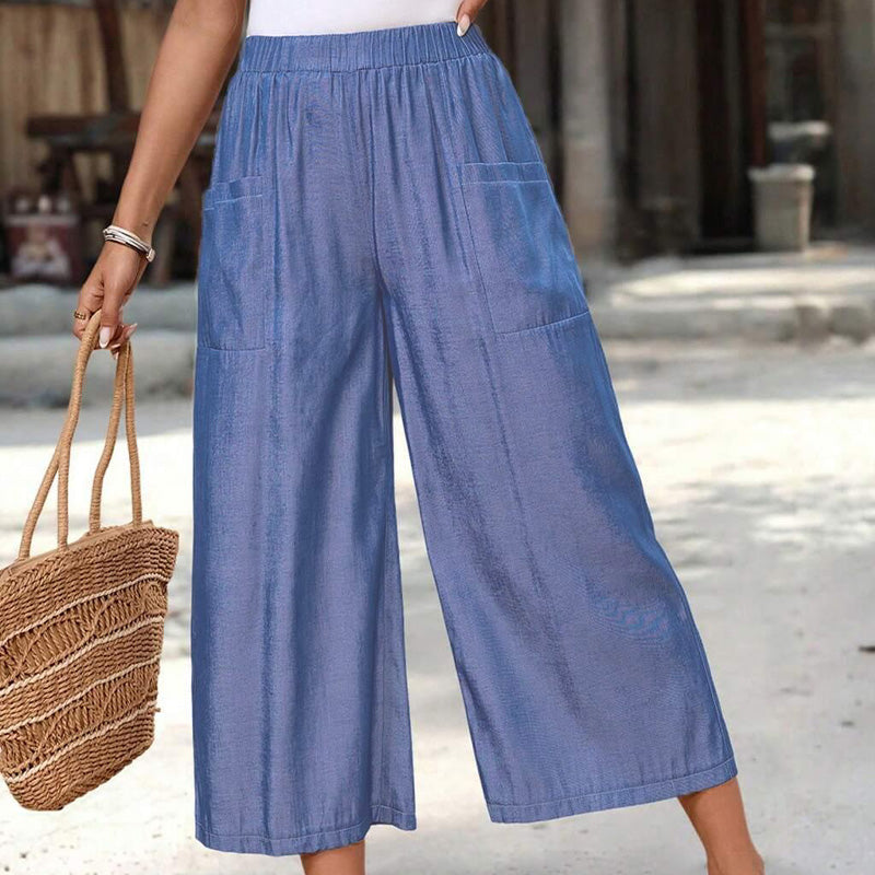 🔥New arrivals at 50% off-Women's Summer Wide-Leg Capri Pants