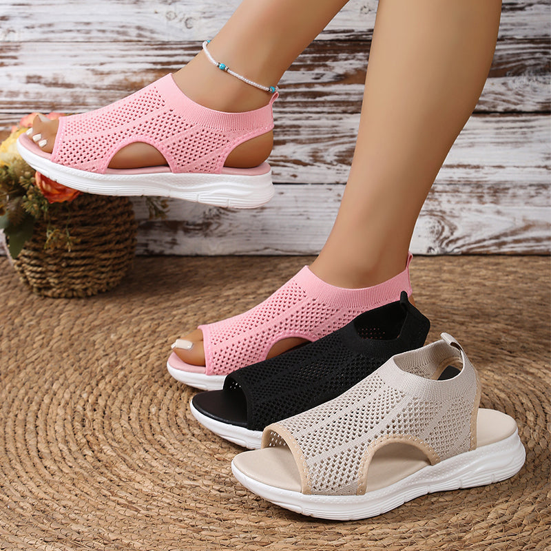 Women's Breathable Mesh Open-Toe Sandals