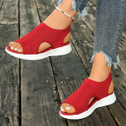 Women's Breathable Mesh Open-Toe Sandals