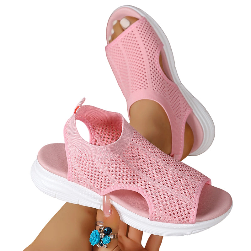 Women's Breathable Mesh Open-Toe Sandals