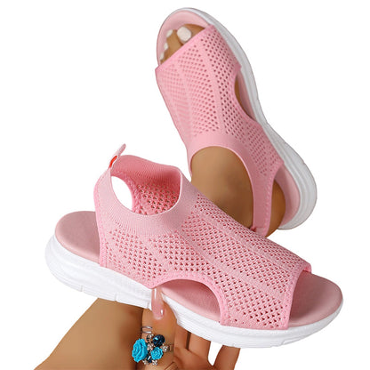 Women's Breathable Mesh Open-Toe Sandals