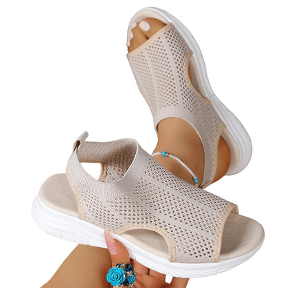 Women's Breathable Mesh Open-Toe Sandals