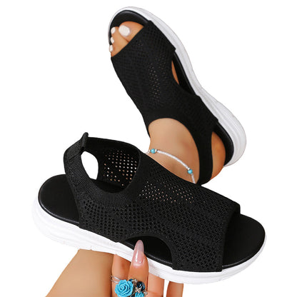 Women's Breathable Mesh Open-Toe Sandals