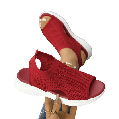 Women's Breathable Mesh Open-Toe Sandals