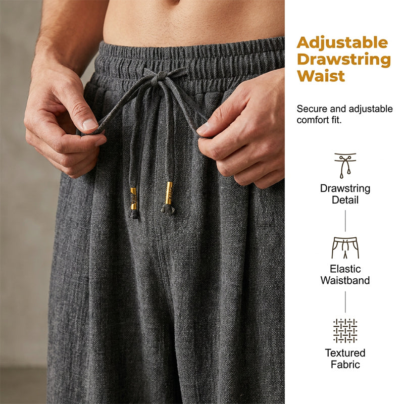 Men's Casual T-Shirt and Harem Pants Set