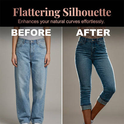 💥✨Limited-time 50% Off Special Offer - Women's Casual High Waist Stretch Capri Jeans