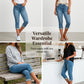 💥✨Limited-time 50% Off Special Offer - Women's Casual High Waist Stretch Capri Jeans