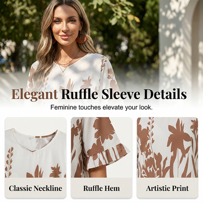 Effortless Elegance Floral Pants Set for Women