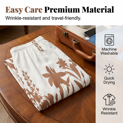 Effortless Elegance Floral Pants Set for Women