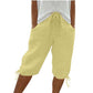 Drawstring Elastic Waist Loose Fit Trousers