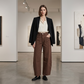 Women's High-Waist Wide-Leg Pants