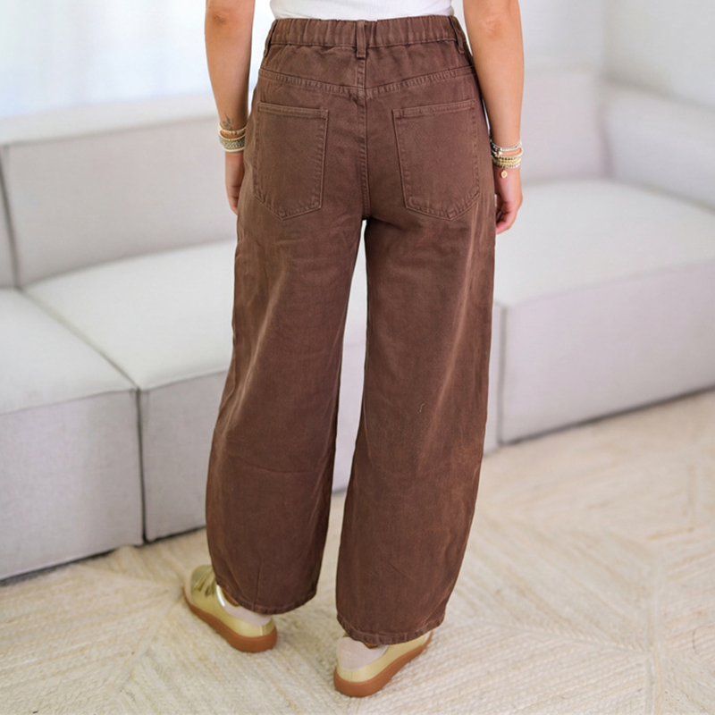 Women's High-Waist Wide-Leg Pants