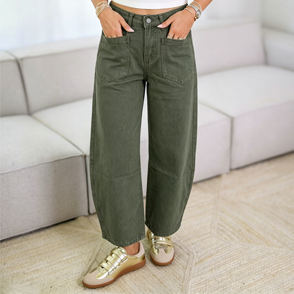 Women's High-Waist Wide-Leg Pants