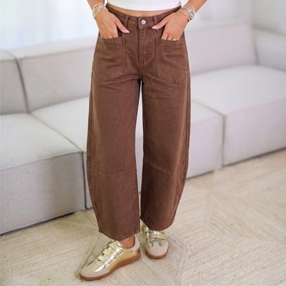 Women's High-Waist Wide-Leg Pants