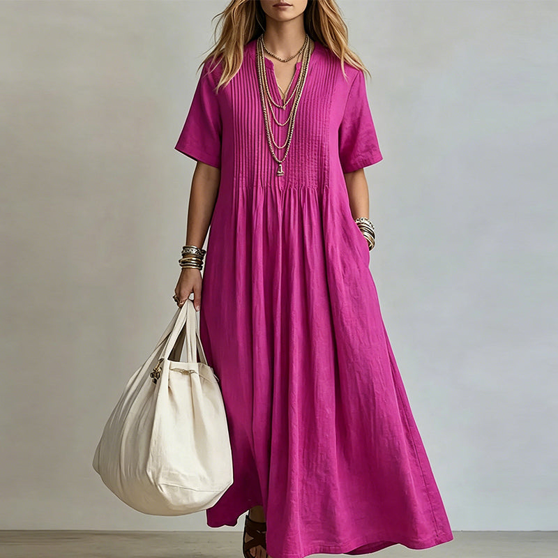 🔥 Today Only – Up To 50% OFF 👗 Women's Loose Casual V-Neck Dress✨