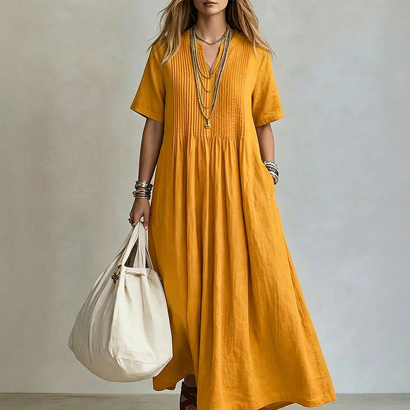 🔥 Today Only – Up To 50% OFF 👗 Women's Loose Casual V-Neck Dress✨