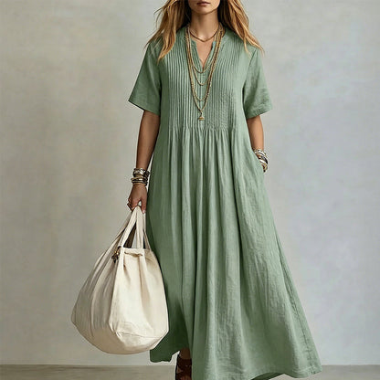 🔥 Today Only – Up To 50% OFF 👗 Women's Loose Casual V-Neck Dress✨