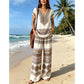 🌴🌺Women's Printed Top & Pants 2-Piece Set