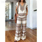 🌴🌺Women's Printed Top & Pants 2-Piece Set
