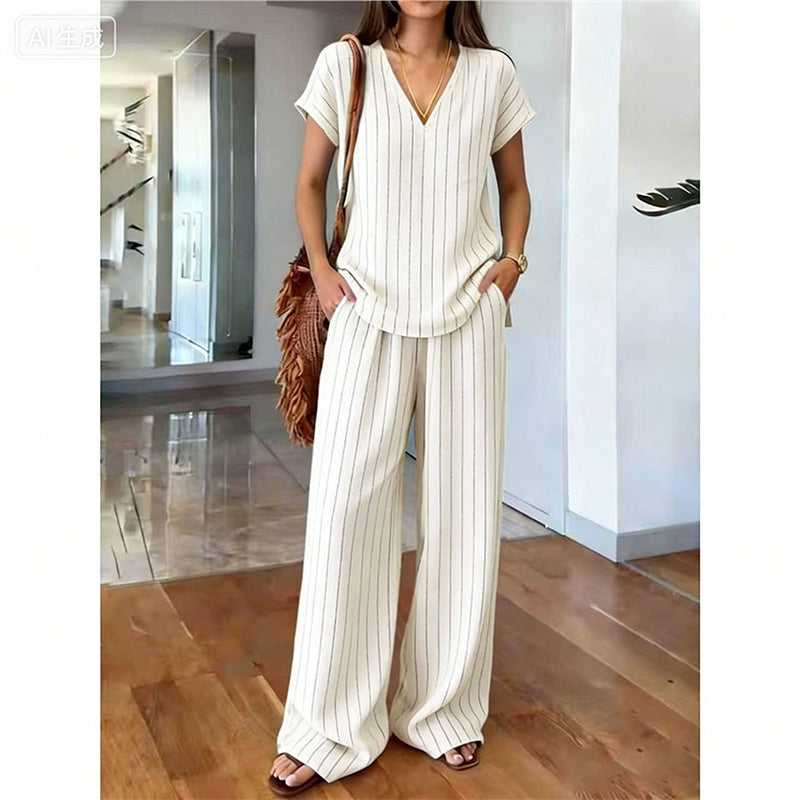 🌴🌺Women's Printed Top & Pants 2-Piece Set