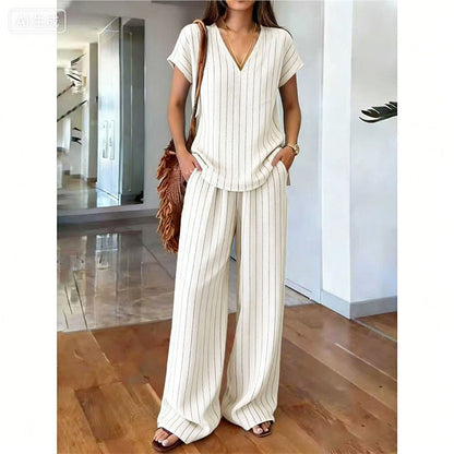 🌴🌺Women's Printed Top & Pants 2-Piece Set
