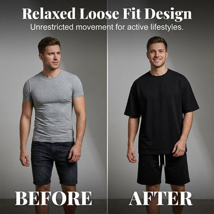 Men's Letter Tee & Drawstring Shorts Set