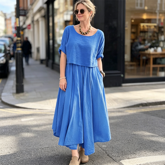 ⌛Limited-time offer💙Effortless Summer Two-Piece Skirt Set✨